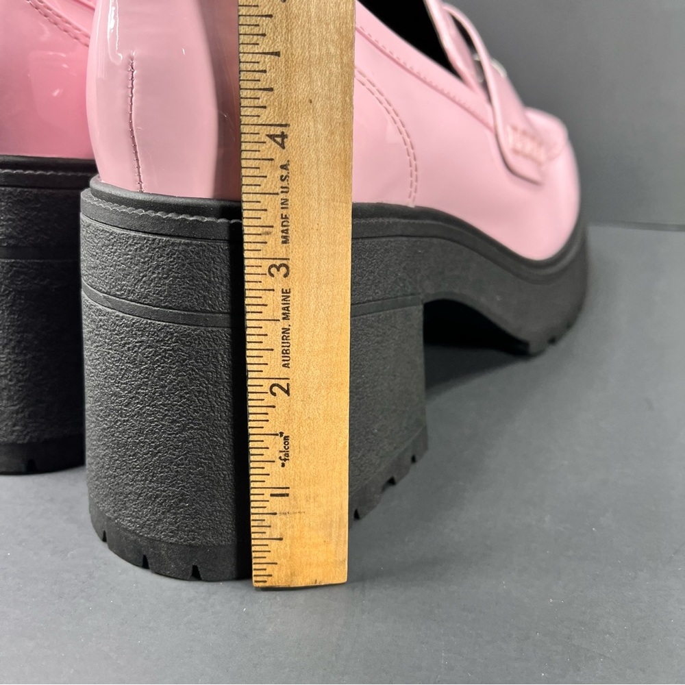 Pink Patent Platform Loafers - Picture 7 of 7